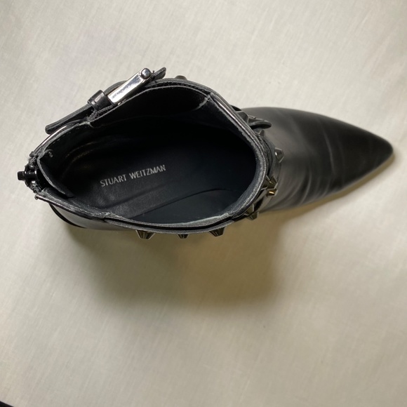 Black Stuart Weitzman Bootcamp Booties - 10 - Picture 5 of 5